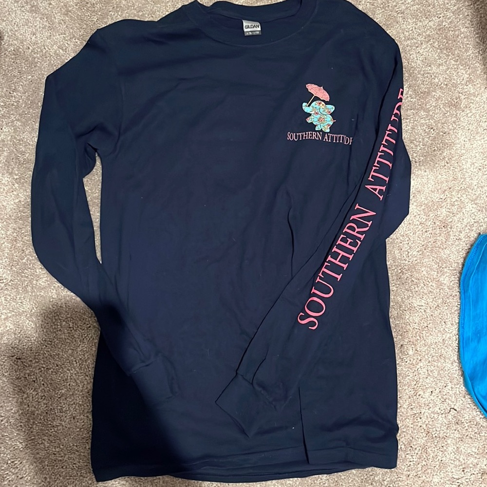 Southern attitude collection long sleeve shirt